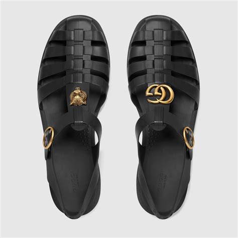 gucci rubber sandals ราคา